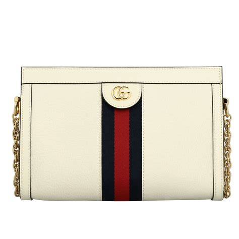 gucci plain white square bag